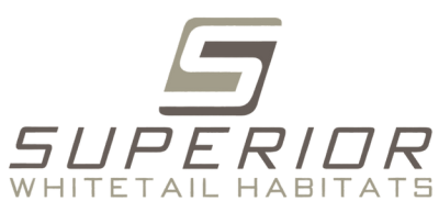 Superior Whitetail Habitats logo featuring a stylized “S” above the company name.